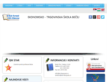 Tablet Screenshot of ets-becej.edu.rs